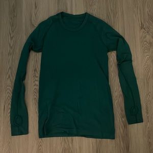 Emerald Green Lululemon Swiftly Tech Long Sleeve